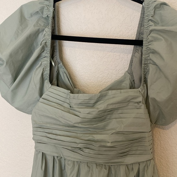 NEW EN SAISON Juliet Mini Dress in Seafoam - Picture 5 of 9